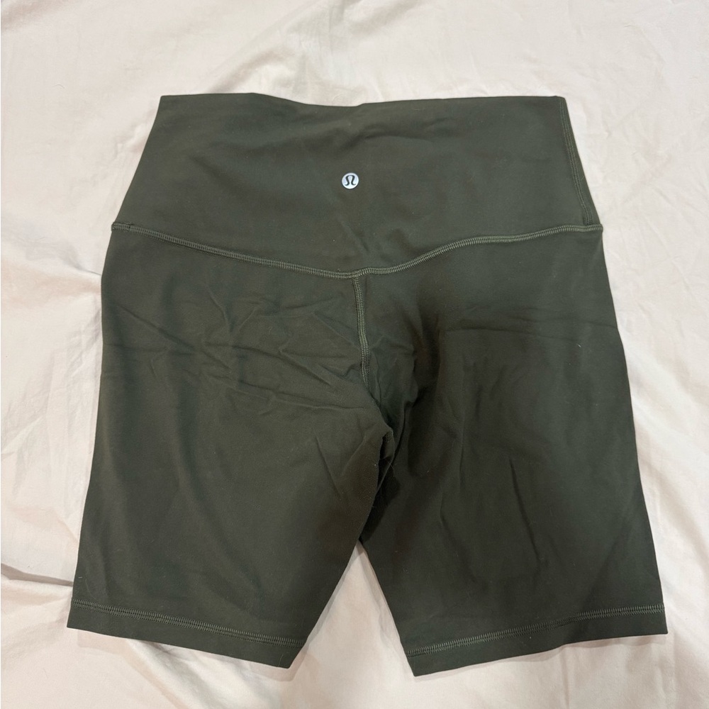 lululemon athletica High-Rise Bike Shorts - Olive